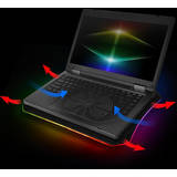 Coolpad Laptop Thermaltake Massive 20 RGB, 256-color LED, ventilator 200 mm, pentru laptopuri pana la 19 inch