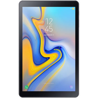 Tableta Samsung SM-T595 Galaxy Tab A (2018), 10.5 inch Multi-touch, Snapdragon 450 Octa Core 1.8GHz, 3GB RAM, 32GB flash, Wi-Fi, Bluetooth, GPS, LTE, Android 8.1, Black