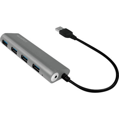 Hub USB Logilink UA0307 USB 3.0 Silver