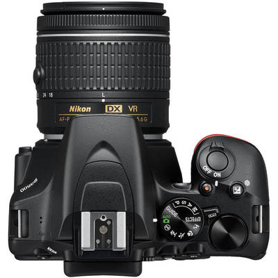 Aparat foto DSLR NIKON D3500 Black + Obiectiv AF-P Nikkor 18-55mm VR