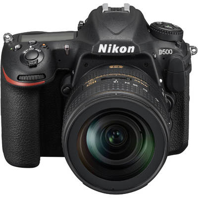 Aparat foto DSLR NIKON D500 Black + Obiectiv Nikkor 16-80mm VR