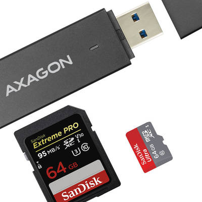 Card Reader AXAGON CRE-S2 USB 3.0