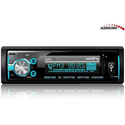 Player Auto Player Auto Audiocore AC9720 MP3/WMA/USB/RDS/SD ISO Bluetooth Multicolor