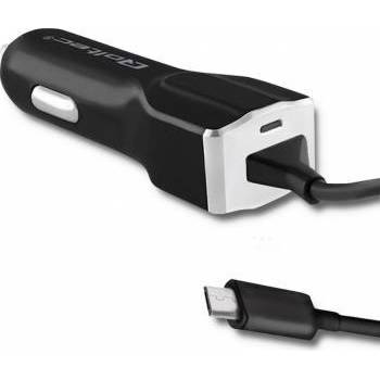 Incarcator Auto Qoltec 12-24V | 12W | 5V | 2.4A |+ kabel Micro USB
