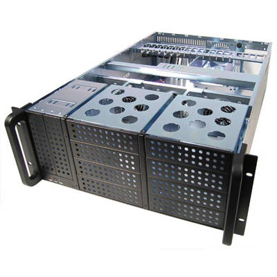 Carcasa server Chieftec IPC case 4U series UNC-410F-B, 400W PSU (PSF-400A)