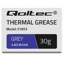 Pasta termoconductoare Qoltec pasta termica 4.63W/m-K | 30g | grey
