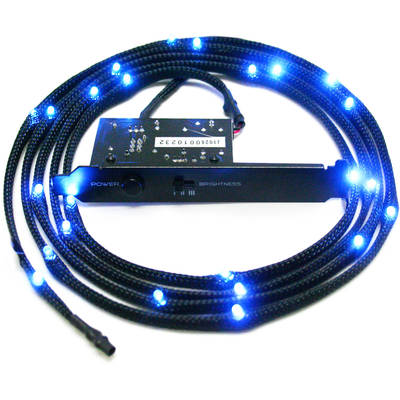 Modding PC NZXT Sleeved LED Kit - Two Meters, Blue