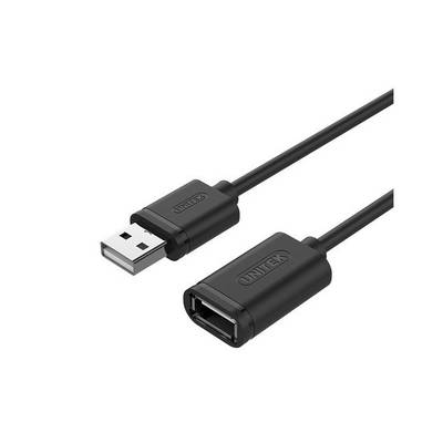 Adaptor Unitek cablu prelungitor USB2.0 AM-AF, 1,5m; Y-C449GBK