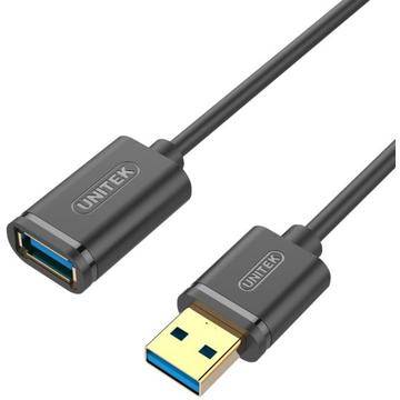 Adaptor Unitek cablu prelungitor USB3.0 AM-AF, 0,5m; Y-C456GBK