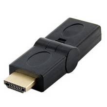 Adaptor Adaptor 4World HDMI [M] > HDMI [F], unghi de 180°, negru