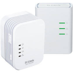 D-Link Mini Extender Wireless N PowerLine AV500, QoS, buton conectare comuna,WPS