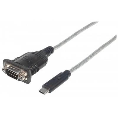 Adaptor Manhattan USB-C to Serial COM/RS232 adapter converter PL-2303RA 45cm