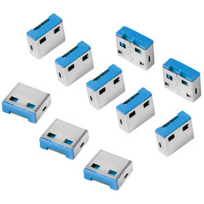 Adaptor LOGILINK - USB port blocker (10x locks)