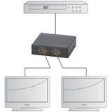Adaptor Assmann Splitter HDMI 2-port, 4096x2160p 4K UHD 3D, HDCP1.3