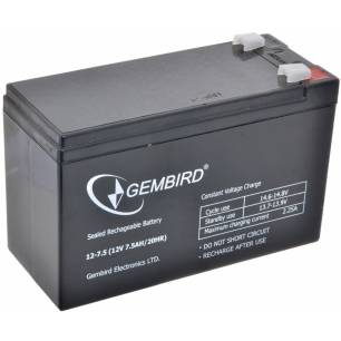 Accesoriu Retea Gembird Energenie Rechargeable Gel Battery 12V/7.5AH