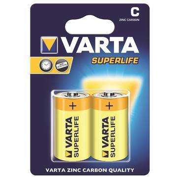 VARTA zinc batteries R14 (typ C) 2pcs Superlife
