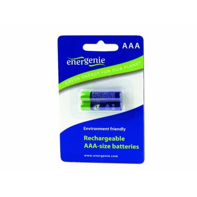 Gembird Energenie Ni-MH rechargeable AAA batteries, 1000mAh, 2pcs blister pack