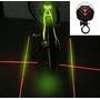 Maclean MCE208 Bicycle lamp 5x LED with laser contour 7 modes