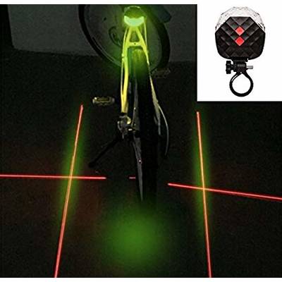 Maclean MCE208 Bicycle lamp 5x LED with laser contour 7 modes