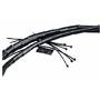 Akasa Black Cable management kit, spiral wrap, cable ties, cable clamps
