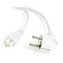 Cablu Gembird notebook power cord C5 (3-pin) VDE 6ft, white