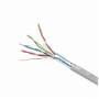 Cablu Gembird FTP foil shielded solid cable, cat. 6, CCA, 100m, gray