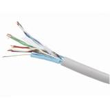 Cablu Gembird FTP foil shielded solid cable, cat. 6, CCA, 305m, gray