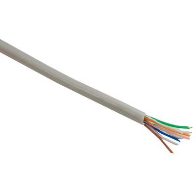 Cablu 4World Cablu UTP, 4x2, cat. 5e, cablu litat, 100 m, colac, miez CU - 100%, gri