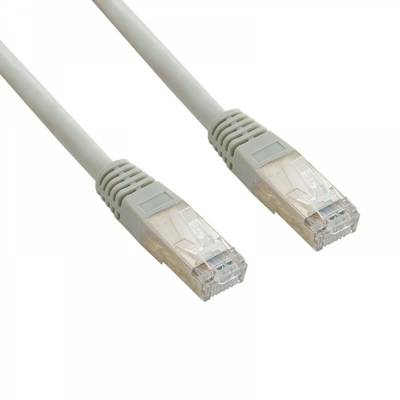 Cablu 4World Patch cord RJ45, neecranat, Cat. 6e, FTP, 1 m, gri