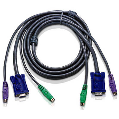 Cablu ATEN KVM Cable (SVGA, PS/2, PS/2) - 1.8m