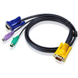 ATEN Cablu prelungire KVM (HD15-SVGA, PS/2, PS/2) - 1.2m