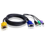 3in1 SPHD (HDB15-SVGA, USB, PS/2, PS/2) - 1.2m
