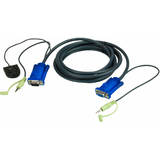 ATEN KVM VGA & Audio with pushbutton Cable - 5m