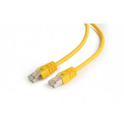 Cablu Gembird patchcord RJ45, cat.5e, FTP, 1m, yellow
