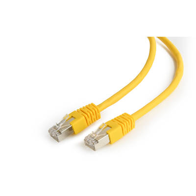 Cablu Gembird patchcord RJ45, cat. 6,FTP, 0.25m, yellow