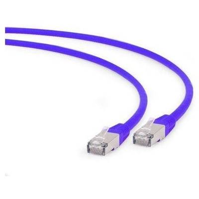 Cablu Gembird patchcord RJ45, cat. 6A,FTP, LSZH, 0.5m, purple