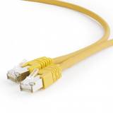 Cablu Gembird patchcord RJ45, cat. 6A,FTP, LSZH, 0.5m, yellow
