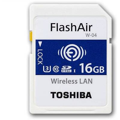 Card de Memorie Integral Toshiba SDHC 16GB FlashAir Wireless Wifi Card, (Read/Write 90/70Mb/s)