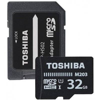Card de Memorie Toshiba memory card Micro SDHC 32GB M203 Class 10 UHS-I + Adapter