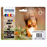 Cerneala Epson Multipack 6-colors | 378XL+478XL | Claria Photo HD