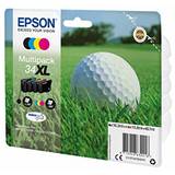 Cerneala Golf ball Multipack Epson 4-colours 34XL DURABrite Ultra | 48,7 ml