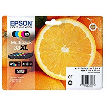 Cartus Imprimanta Cerneala Oranges Premium Multipack Epson 5-colour Claria  33XL