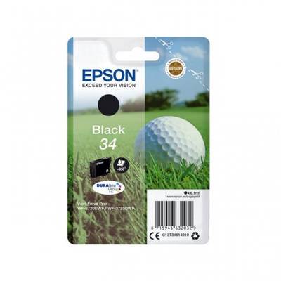 Cartus Imprimanta Ink Epson Golf ball Singlepack Black 34 DURABrite Ultra | 6,1 ml