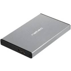 Rack Natec external enclosure RHINO GO for 2,5'' SATA, USB 3.0, Grey