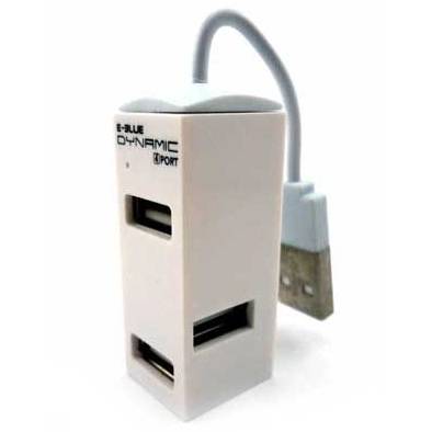Hub USB E-BLUE Dynamic Purity White