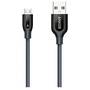 Anker PowerLine+ Premium USB Male la microUSB Male, 0.91 m, Grey
