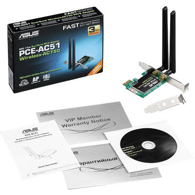 Placa de Retea Wireless Asus PCE-AC51 Dual-Band