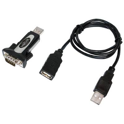 Adaptor Logilink 1x USB 2.0 A Male - 1x RS232 Male