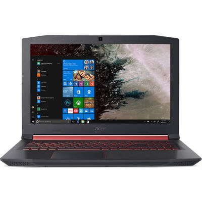 Laptop Acer Gaming 15.6" Nitro 5 AN515-52, FHD IPS, Procesor Intel Core i7-8750H (9M Cache, up to 4.10 GHz), 8GB DDR4, 1TB 7200 RPM, GeForce GTX 1050 Ti 4GB, Linux, Black