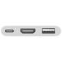 Adaptor Apple 1x USB 3.1 tip C Male - 1x HDMI Female - 1x USB 3.1 tip C Female - 1x USB 3.1 Female, alb